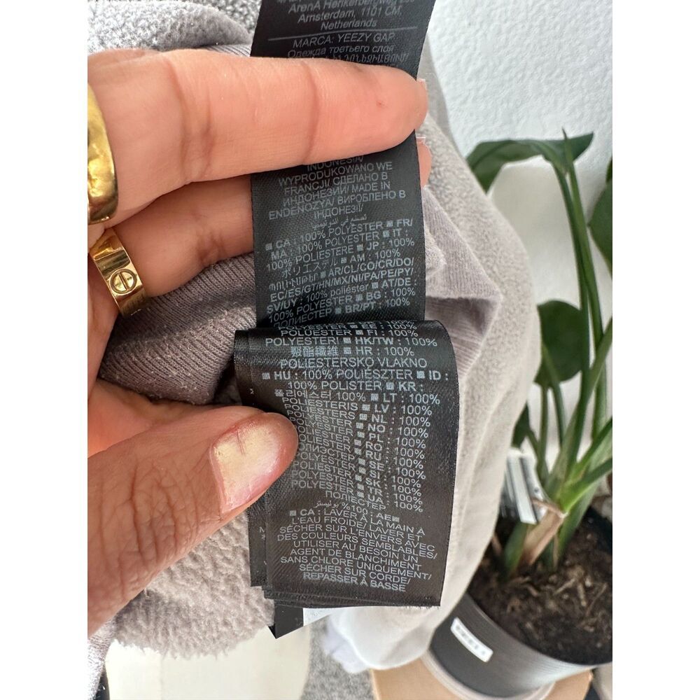 YEEZY GAP Gray Perfect Fleece hoodie rare - Picture 2 of 5
